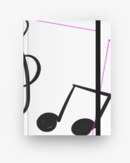 Caderno Notas Musicais De Bellah Magalhãesna - Graphic Design, HD Png Download, Free Download