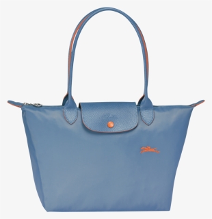 Longchamp Le Pliage Small Club Tote Bag Blue Mist - Longchamp 70th Anniversary Bag, HD Png Download, Free Download