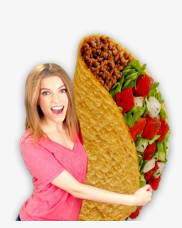 Transparent Anna Kendrick Png - Eating A Taco Png, Png Download, Free Download