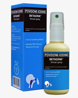 Betadine Throat Spray With Box Xl - Betadine Sore Throat Spray, HD Png Download, Free Download