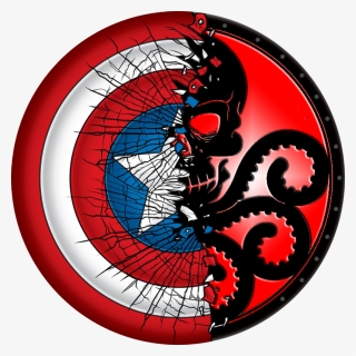 0d1hfem - Captain America Hydra Shield, HD Png Download, Free Download