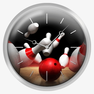 Strike In A Bowling Game - Ten-pin Bowling, HD Png Download, Free Download