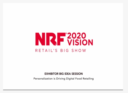 Nrf 2020 Vision Retail"s Big Show, Exhibitor Big Idea - Graphic Design, HD Png Download, Free Download