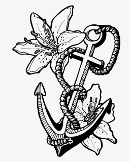 Tattoo Book White Lilies Transprent Png Free - Old School Tattoo Arts, Transparent Png, Free Download