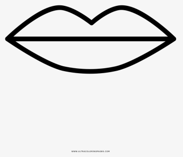 Lips Coloring Page Ultra Pages And - Coloring Book Lips, HD Png Download, Free Download