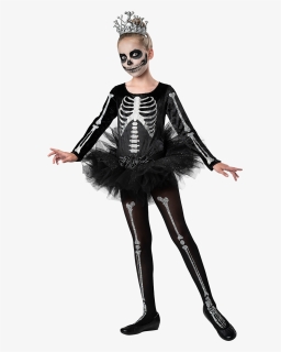 Toddler Skeleton Makeup, HD Png Download, Free Download