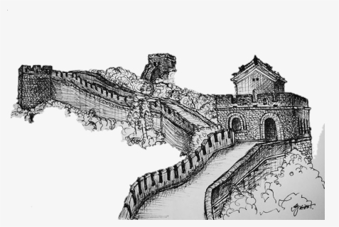 #freetoedit #china #greatwall - Sketch, HD Png Download, Free Download