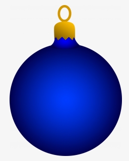 Uncategorized ~ Blue Christmas Tree Ornament Free Clip - Blue Christmas Ornament Clip Art, HD Png Download, Free Download