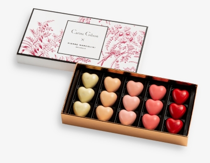 Box Of 15 Valentine’s Hearts - Macaroon, HD Png Download, Free Download