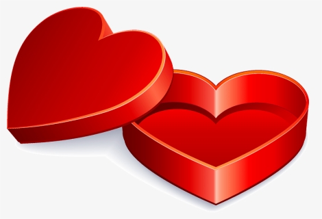 Heart Shaped Chocolate Box Clipart - Heart, HD Png Download, Free Download