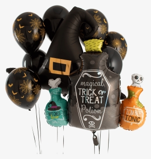 Witches Foil Balloon Bouquet - Bottle, HD Png Download, Free Download