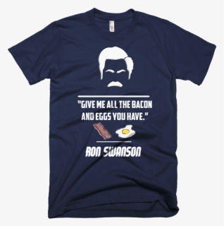 Ron Swanson Jersey Short Sleeve Men T-shirt - Fundraiser Mission Trip Shirt Ideas, HD Png Download, Free Download