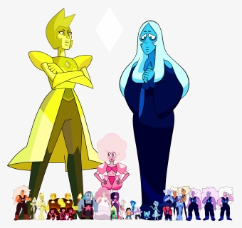 Heights Clipart Height Comparison - Steven Universe Diamond Heights, HD Png Download, Free Download