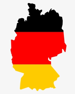 Germany Flag Map, HD Png Download, Free Download