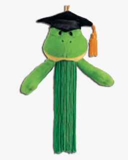 Gund Graduation Tassel Green Frog Wearing A Black Cap - Graduation Ceremony, HD Png Download, Free Download