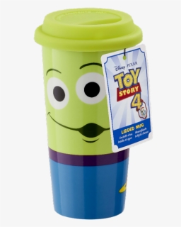 Toy Story 4 Lidded Mug - Toy Story Alien Travel Mug, HD Png Download, Free Download