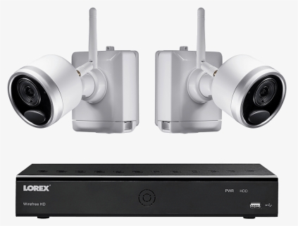 1080p Wire Free Camera System With Two Battery Powered - Wireless Security Camera, HD Png Download, Free Download