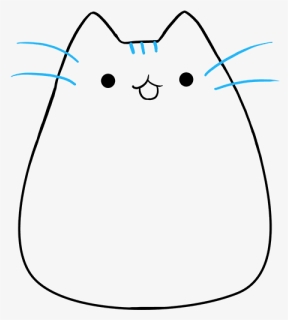 How To Draw Pusheen The Cat - Cartoon, HD Png Download, Free Download