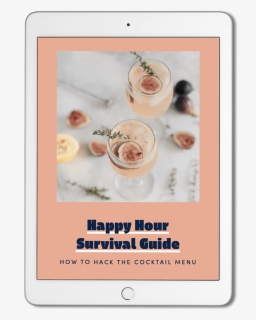 The Happy Hour Survival Guide Peach - Aesthetically Pleasing Drinks, HD Png Download, Free Download