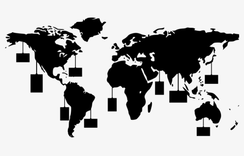 World Map Black And White Png Images Free Transparent World Map Black And White Download Kindpng