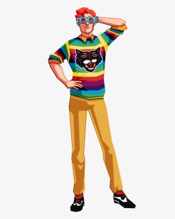 Yes, That Is The Jeff Goldblum Cat Sweater - Illustration, HD Png Download, Free Download