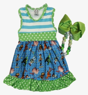 Toy Story Little Girl Boutique Dress, HD Png Download, Free Download