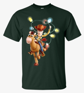 Disney Pixar Toy Story Woody Bullseye Decorating Christmas - Mega Charizard X Shirt, HD Png Download, Free Download