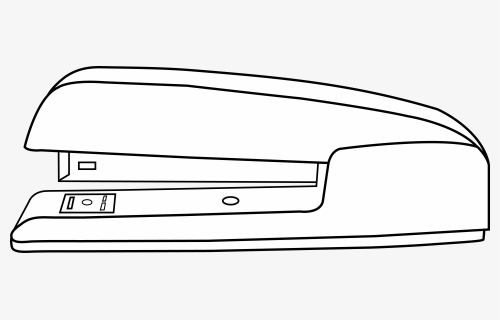 Stapler Clipart Office - Easy Drawing Of Stapler, HD Png Download, Free Download