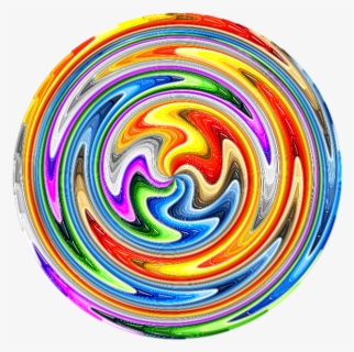 Colorful Paint Swirls - Swirls, HD Png Download, Free Download