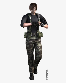 Why Isn"t Leon As Bad Ass As The Other Characters - Resident Evil Darkside Chronicles Leon, HD Png Download, Free Download