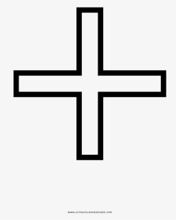 Medical Cross Coloring Page - Cross, HD Png Download, Free Download