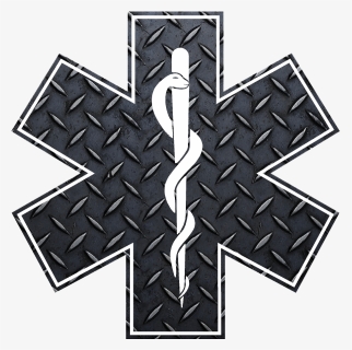 Medical Cross Decals - Star Of Life Clipart, HD Png Download, Free Download