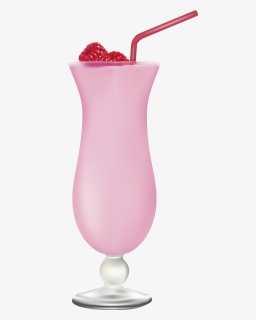 Cocktail Glass With Raspberries Png Clipart - Pink Cocktail Clipart Png, Transparent Png, Free Download