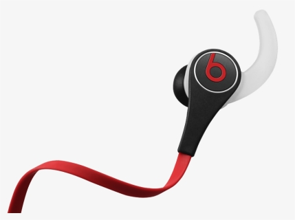 Black In-ear Headphones - Beats Earphones With Hooks, HD Png Download, Free Download