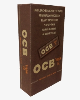 Ocb Virgin 11/4 Cigarette Paper - Carton, HD Png Download, Free Download