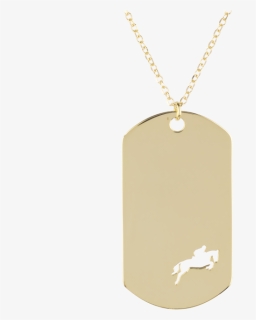 Show Jumping Amazon In An Impressive Plaque Yellow - Pendant, HD Png Download, Free Download