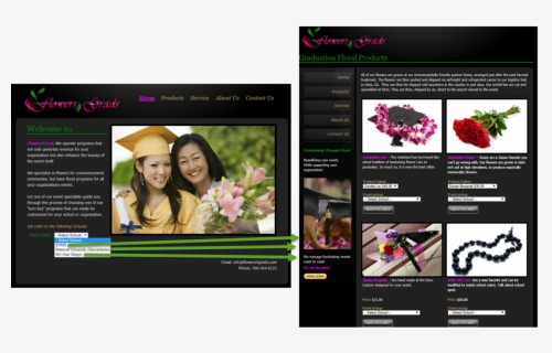 Flowers4grads Combine - Online Advertising, HD Png Download, Free Download
