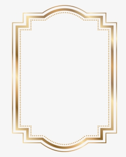 House Clipart Border 6 Money Clip Art - Transparent Png Gold Frame Png, Png Download, Free Download