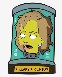 Futurama Hillary Clinton Head In A Jar, HD Png Download, Free Download