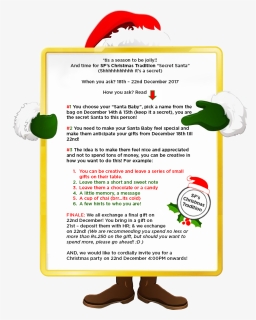 Secret Santa Chocolate Message, HD Png Download, Free Download