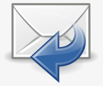 Reply, E-mail, Email, Letter, Post, Icon, Arrow, Blue, HD Png Download, Free Download