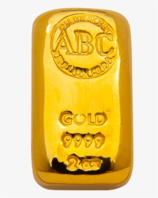 Gold Abc Bullion Cast Bar Png - Gold, Transparent Png, Free Download