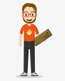 Job Character - Cartoon, HD Png Download, Free Download