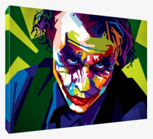 Joker Heath Ledger Pop Art, HD Png Download - kindpng