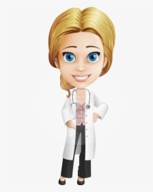 Clip Art Vector Female Character Dana - Cartoon Doctor Images Png, Transparent Png, Free Download