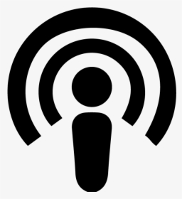 Bourbon-podcasts - Podcast Icon Black And White, HD Png Download, Free Download