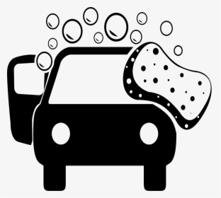 Car Wash Black And White Png - Car Wash Png Icon, Transparent Png, Free Download