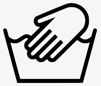 Hand Wash - Hand Wash Clothes Symbol, HD Png Download, Free Download
