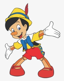 Pinocchio Cartoon Characters Vector, Pinocchio Cartoon - Pinocchio With Short Nose, HD Png Download, Free Download