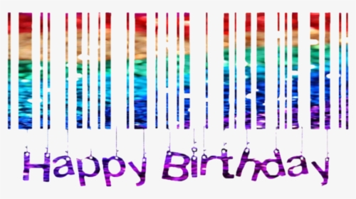 #barcode #happybirthday #birthday #cute #rainbow #colorful - Musical Keyboard, HD Png Download, Free Download